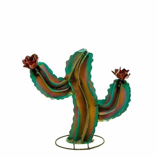 Balcony Beyond Metal Clown Cactus Saguaro for Decor BA3197162